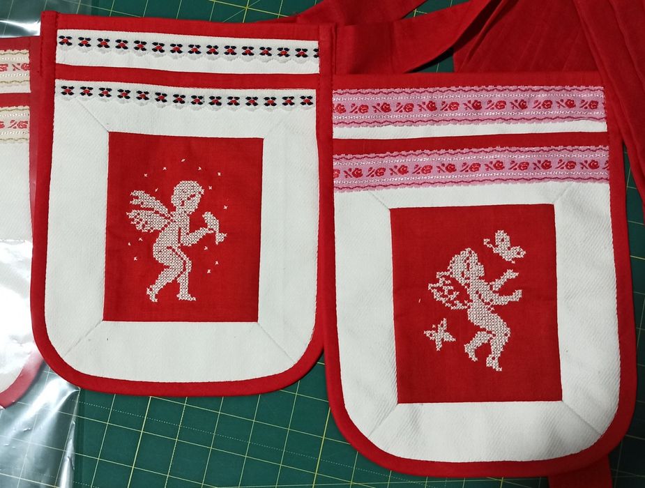 Українська ладунка, кишенька, сумочка, Ангел, 17 х 22 см