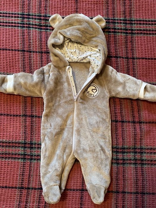 Теплий комбінізон 0-1 місяць