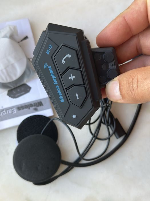 Intercomunicador Bluetooth fones novo Fale ouça música e atenda ligaca