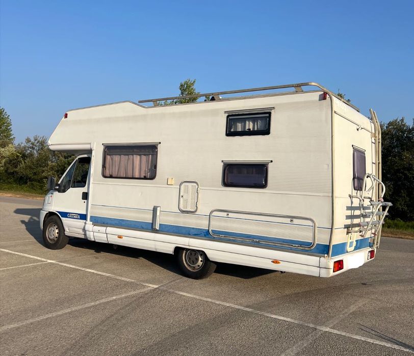 Autocaravana - FIAT DUCATO 2.5D | Elnagh CEMAC Capucine – 7 Lugares | 5 Camas Sempre Feitas | Painel Solar | Toldo | Câmara traseira