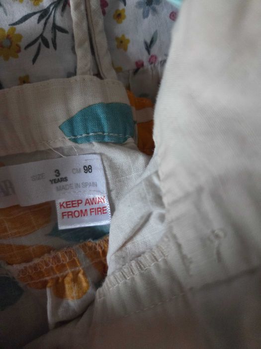 Letnie ubranka dla dziewczynki 92-98 20 szt