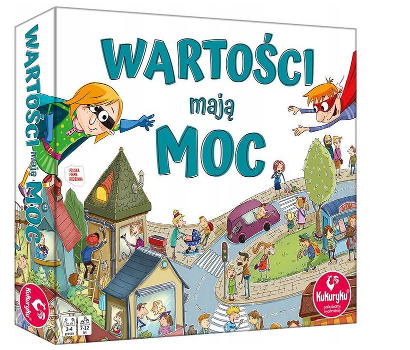 KUKURYKU gra planszowa WARTOŚCI mają moc