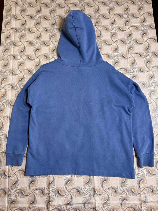 Худи AllSaints синее оригинал S базовое кофта с капюшоном