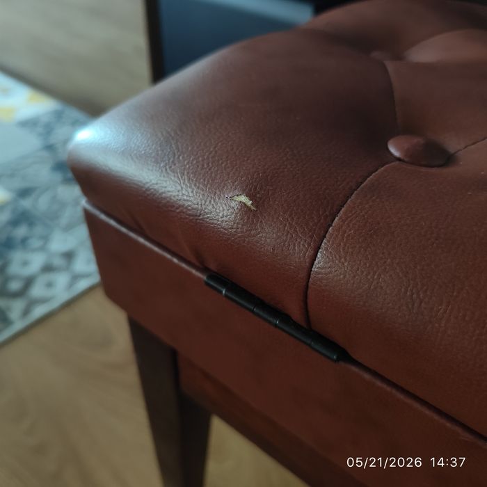 Банкетка для піаніно MAXTONE PBC-31W-1S