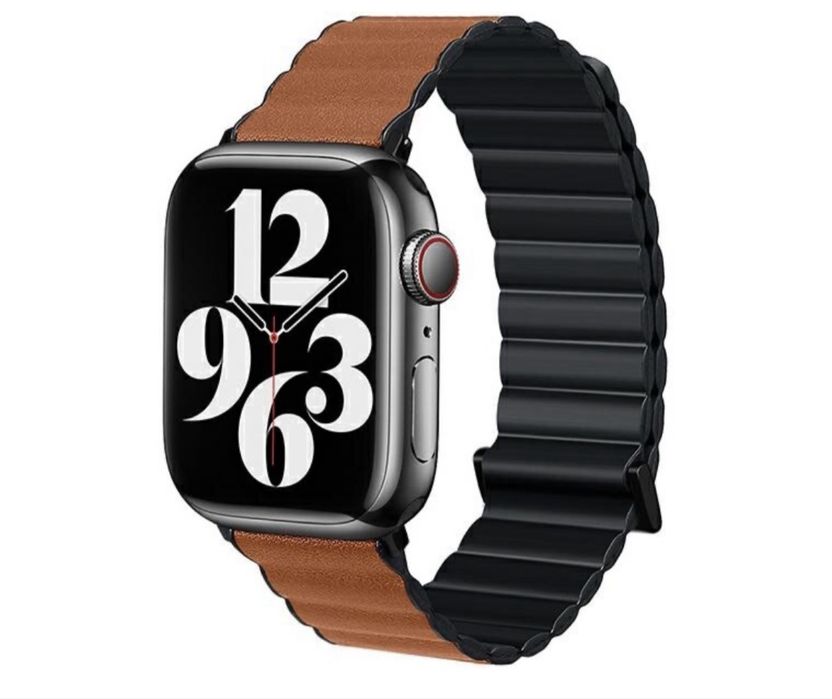 Pasek BELINE Magnetic Pro do Apple Watch do koperty 38/40/41mm Czarno-brązowy