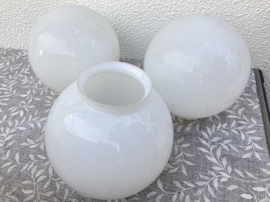 3 globos / abatjour / apliques para candeeiro