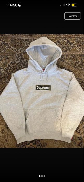 Szara bluza supreme