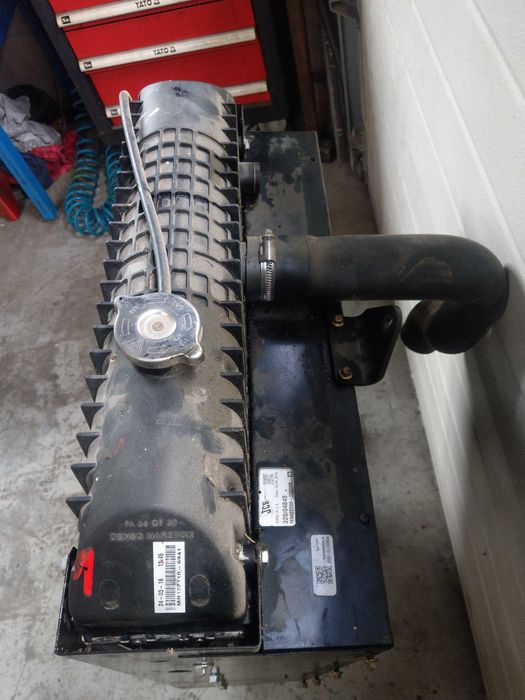 Chłodnica wody DIESEL MAX JCB , wentylator , czesci, 320/04849, FOGO