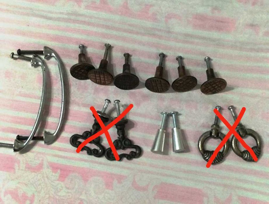 Ручки мебельные б/у