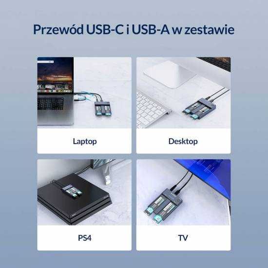 Stacja dokująca Orico M.2 PCIe MVMe - USB-C 3.2 Gen 2 (M2P2-C3-C