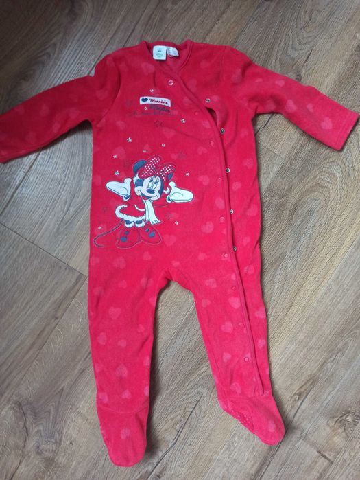 kombinezon/pajacyk polarowy i ciepła bluza 80 + czapka