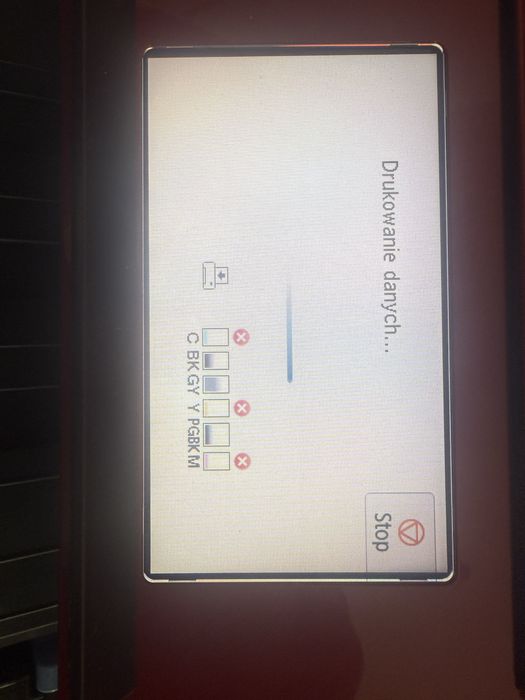 Canon PIXMA TS8052 Czerwona | Foto AirPrint WiFi