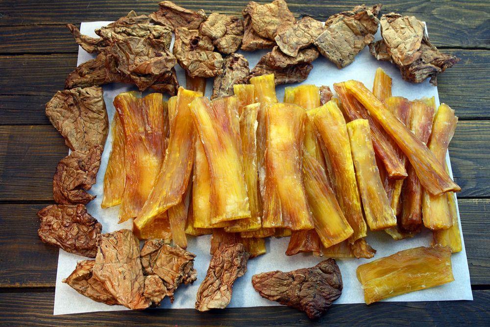 Лакомства для собак, легкое,  уши, ласощі