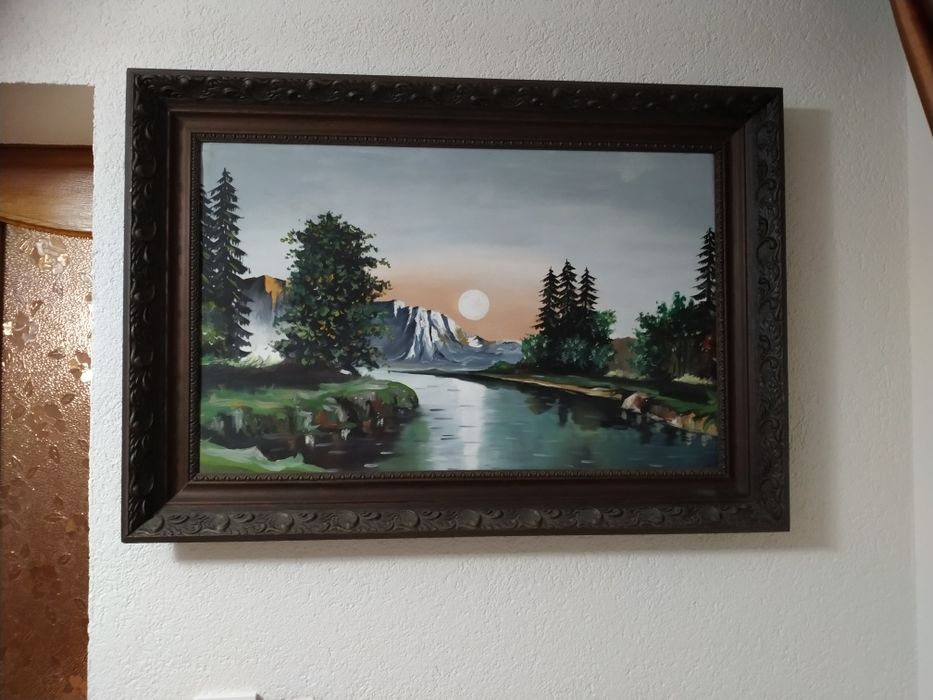 Obraz w drewnianej ramie