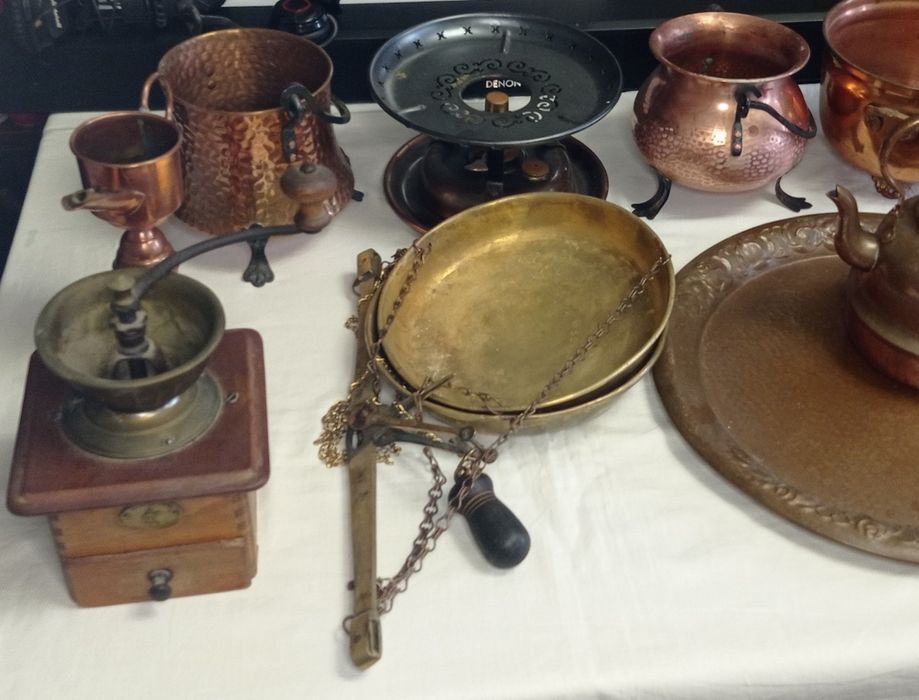 Медная посуда антикварная