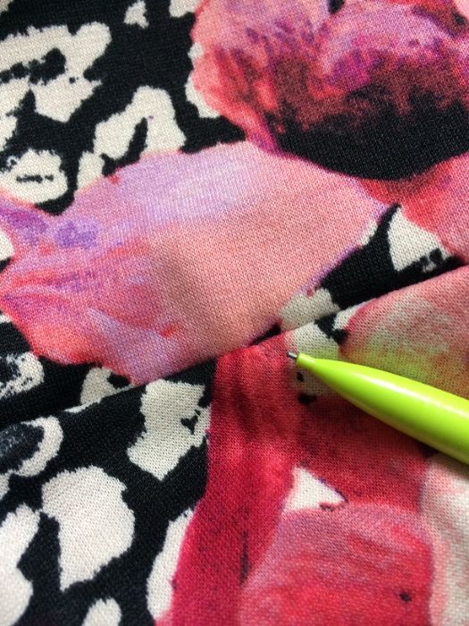 H&M sukienka czarna różowa kolorowa rozkloszowana letnia y2k XS 34