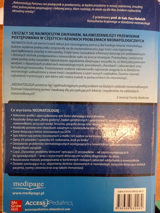 "Neonatologia" Tricia Lacy Gomella wydanie 8 polskie 2023