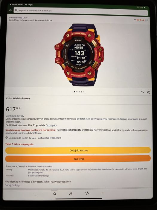 Smartwatch Casio G-Shock