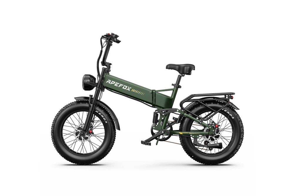 Bicicleta elétrica dobrável fat bike APEFOX RH20 48V 1500W