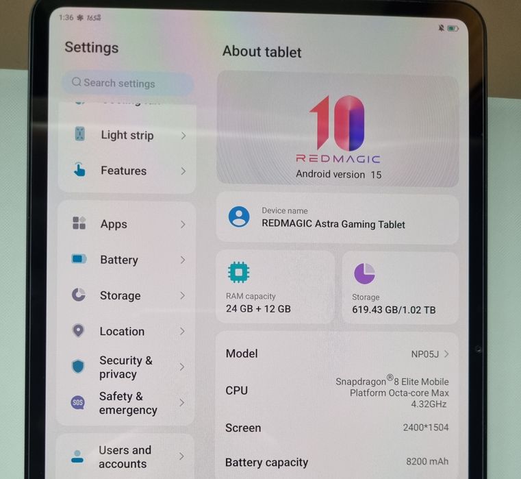 Redmagic Astra (24GB/1TB - Preto)