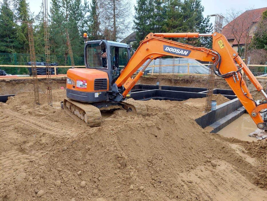 Usługi Koparka Wykopy Rozbiórki Transport Żwirownia Piasek Czarnoziem