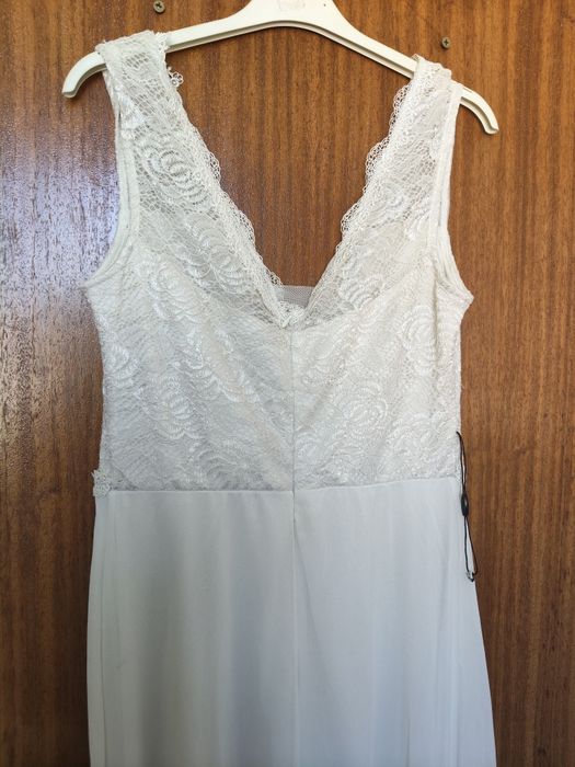 Vestido de noiva simples, tamanho 38