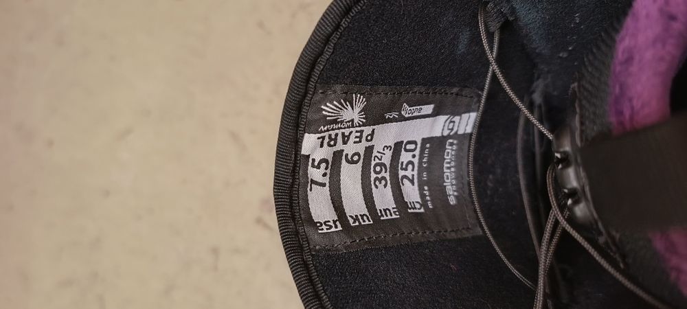 Черевики для сноуборду 39р. Salomon