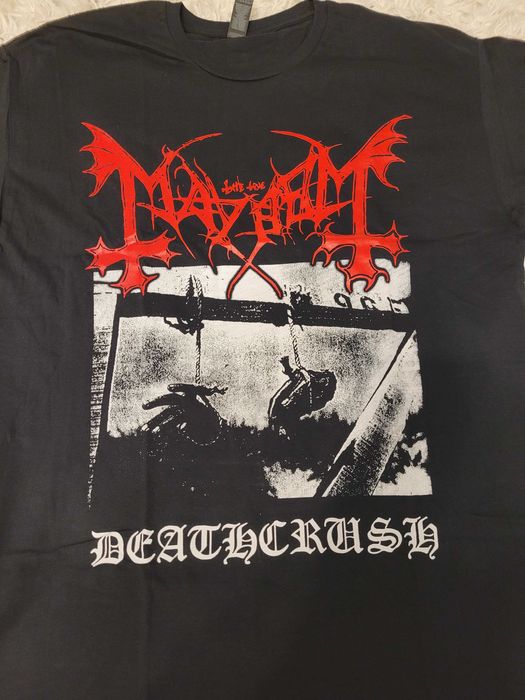 Czarna koszulka męska Mayhem Deathcrush rozmiar L