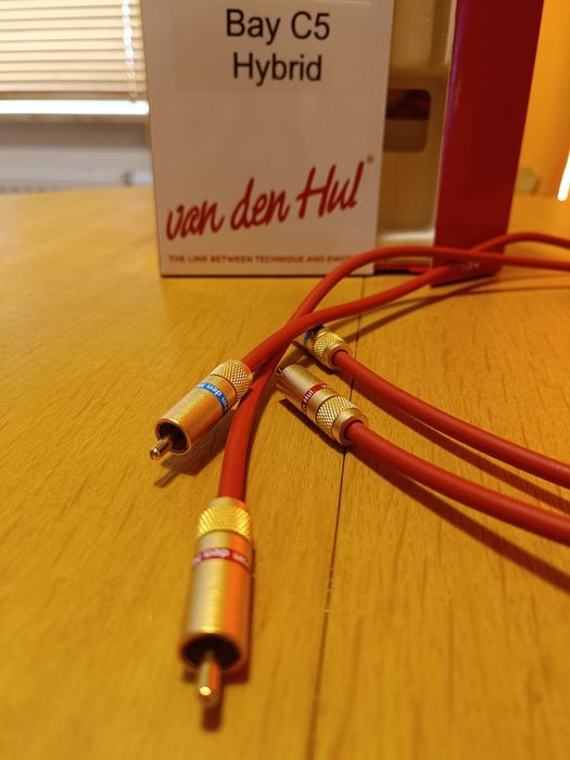 Kable RCA Van Den Hul The Bay C5 1m,  intekronekt stan idealny