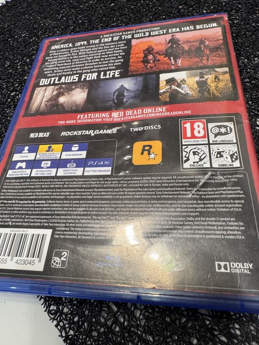 Диск RedDeadRedemption 2 PS4