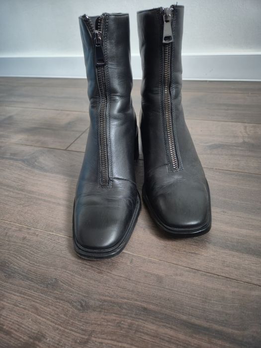 Шкіряні ботінки Zara 38 розмір