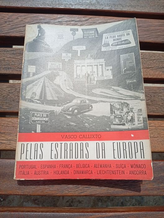livro "Pelas Estradas da Europa"