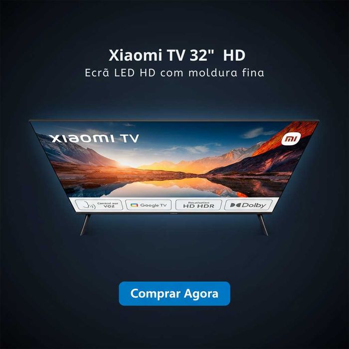 Smart TV Xiaomi 32” LED (2025) – NOVA • 149€
