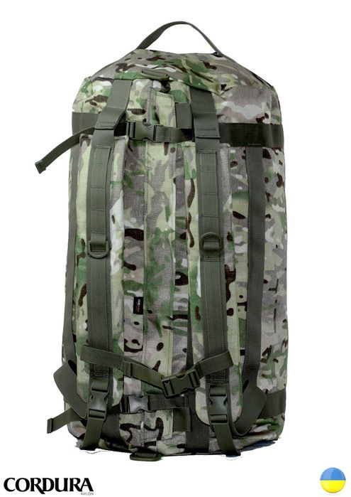 Баул-сумка Cordura 1000D 80L Multicam, ремінь, міцна фурнітура