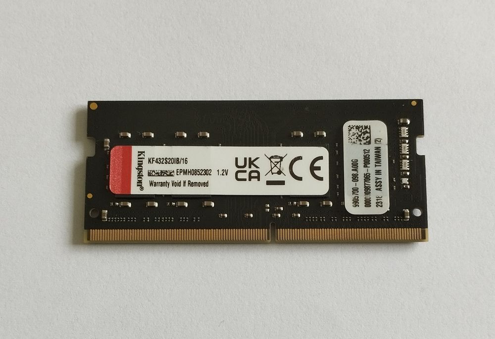 ОЗУ SO-DIMM DDR4 (для ноутбука) 16GB Kingston Fury Impact