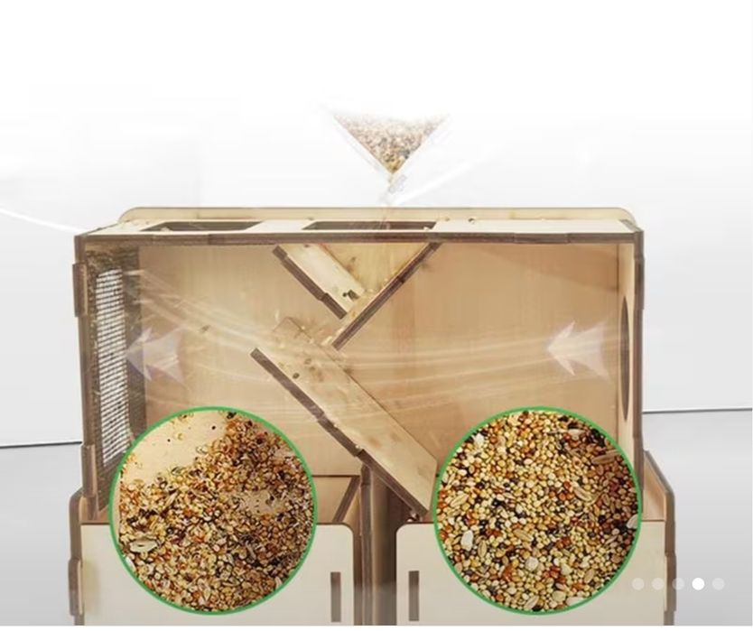 Limpeza de Grãos de alimentos de pássaros