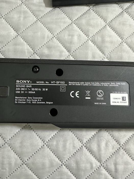 Coluna Sony HT-SF150