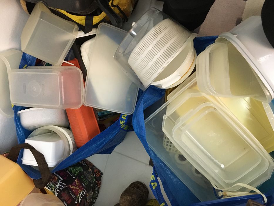 Tupperware lote de Tupperwares usados em bom estado