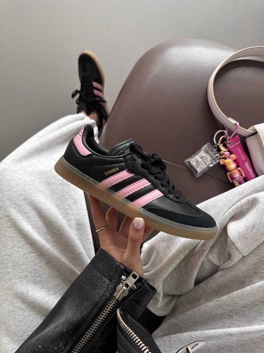 !НОВИНКА! Adidas Samba Messi Black Pink | 36 37 38 39 40 41