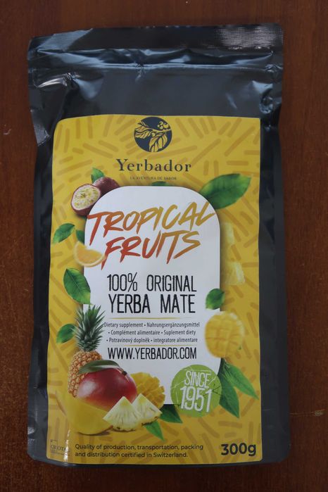 Suplement diety Yerbador Yerba Mate owoce tropikalne 300g