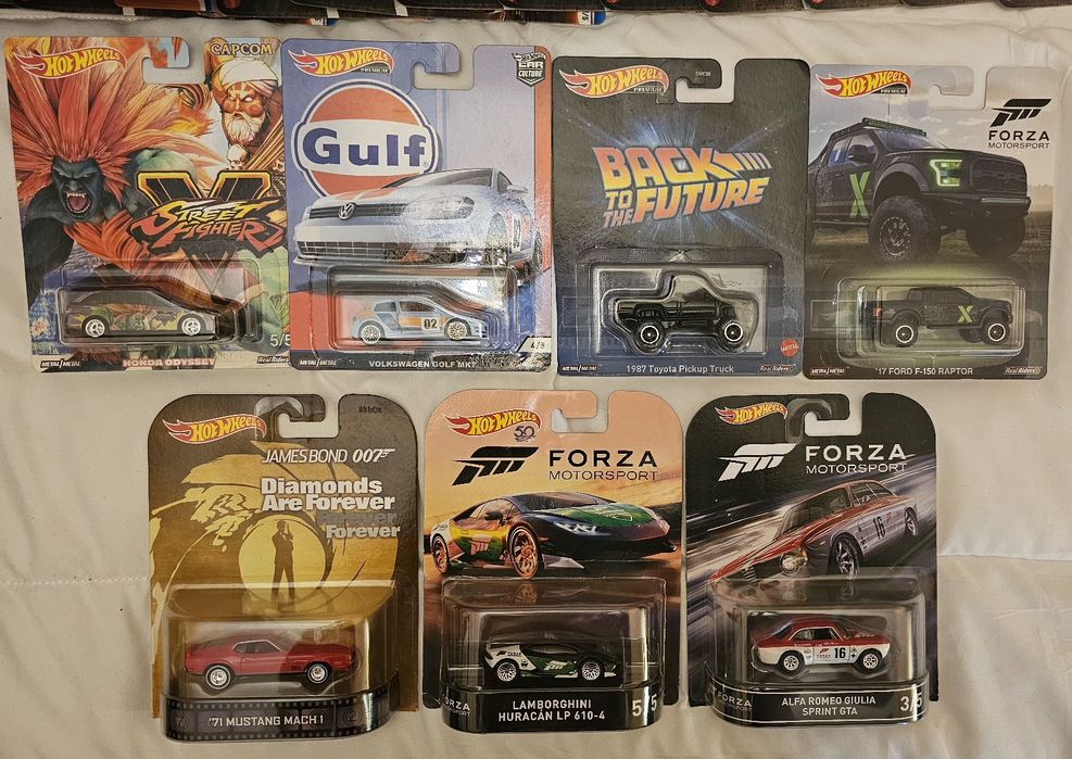 Hotwheels variáveis, miniaturas