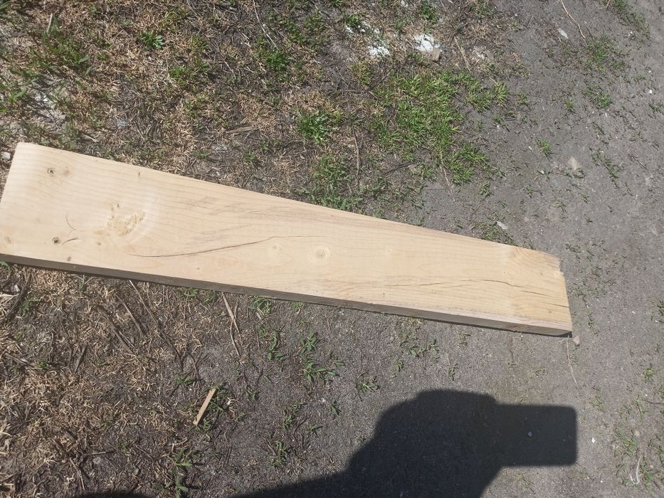 Deski krótkie, naturalne drewno