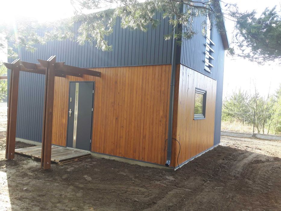 Domek 60m2 do samodzielnego montażu PANELE SIP podocinane SIP-POL