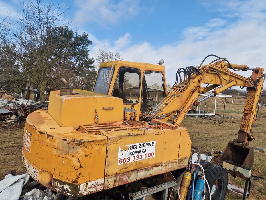 Atlas 1204 KOPARKA CZESCI pompa hydrauliczna most siłownik łyżka