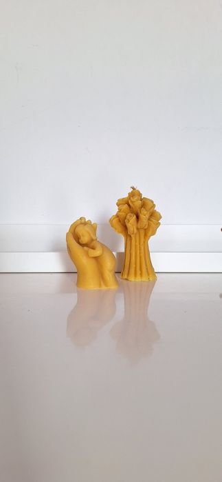 Świeczki z wosku pszczelego 2 szt.