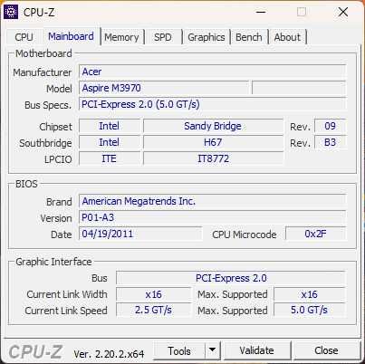 Intel i7-2600 + 16 GB DDR3 + płyta główna Acer IPISB-VR