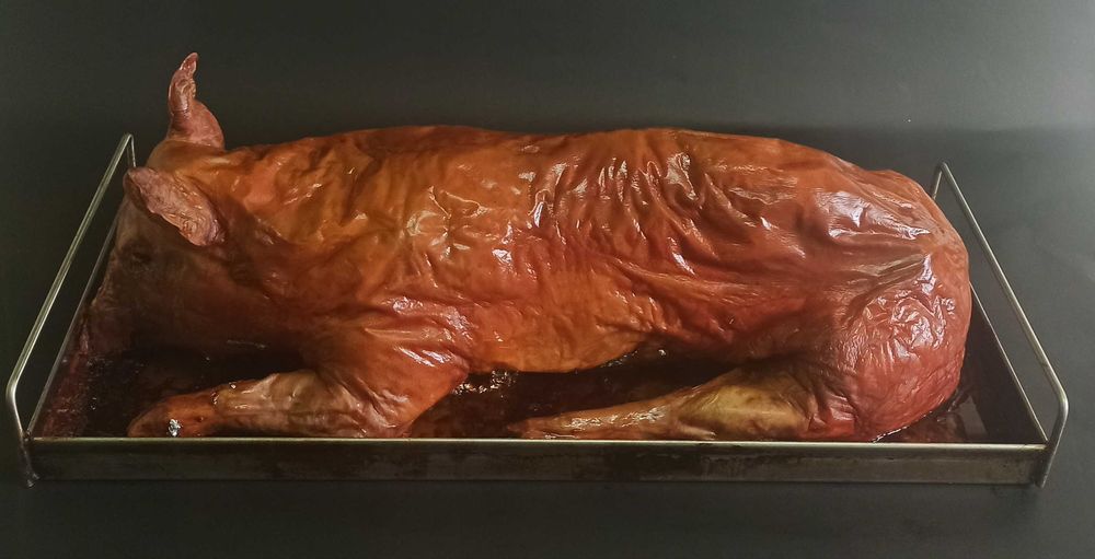 PROSIAK PIECZONY, prosie, dzik pieczony, prosiak na ognisko, na grilla