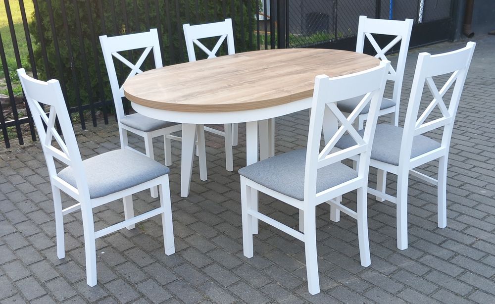 Stół okrągły rozkładany premium