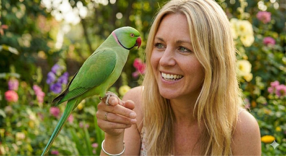 Ring Neck Pet Domesticado Verde