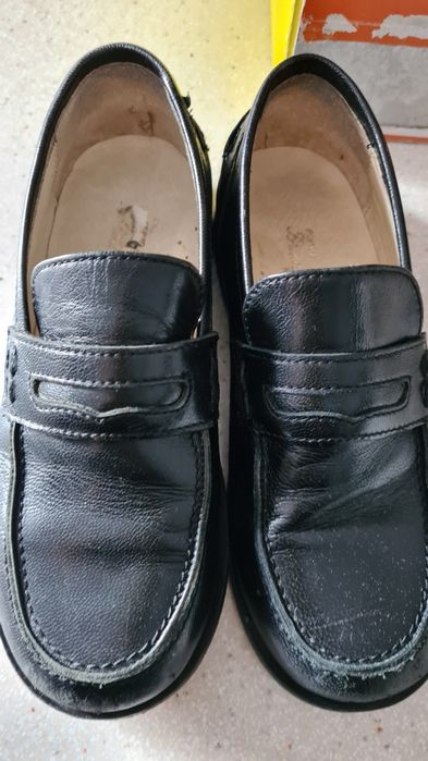 Sapatos menino pele